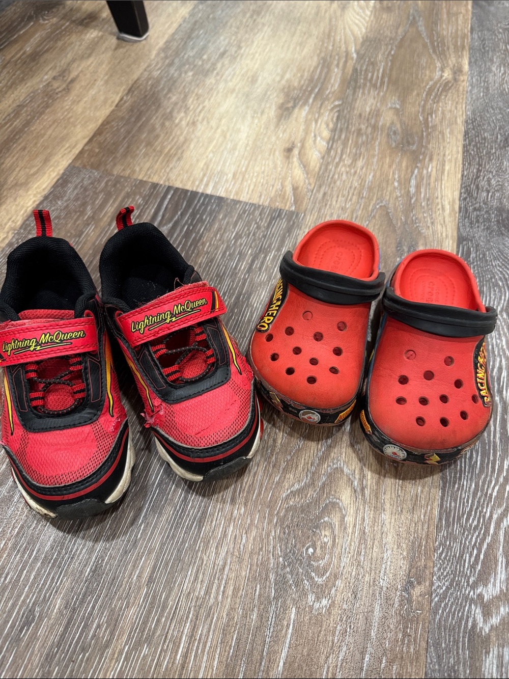 Lightening McQueen shoe bundle, size 10C